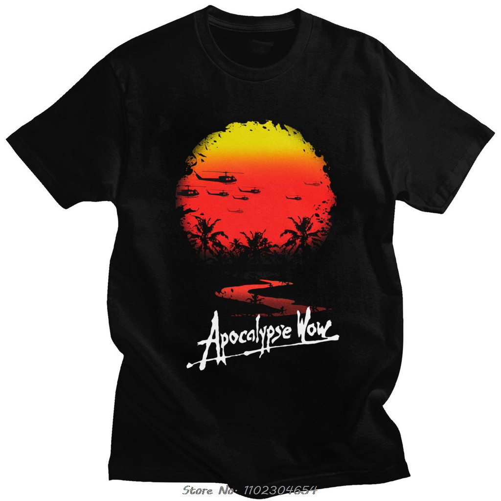 Kaos Pria Cantik Kaus Apocalypse Now Kaus Film Perang Vietnam Kongo Lembut Lengan Pendek Kaos Kongo