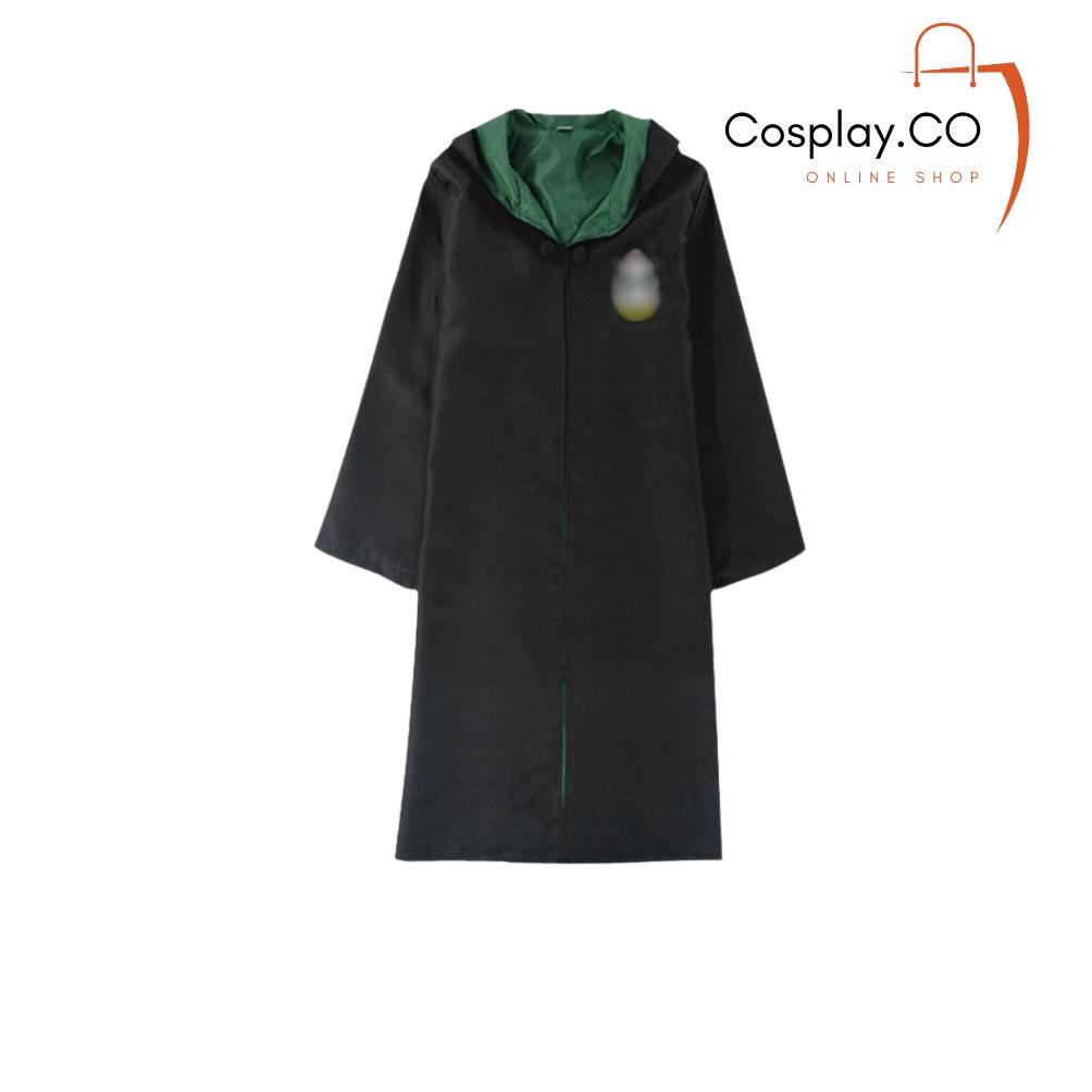 SDF Kostum Jubah Pelajar olah Sihir Cosplay Halloween Pria dan Wanita Harry ada Logo TERLARIS