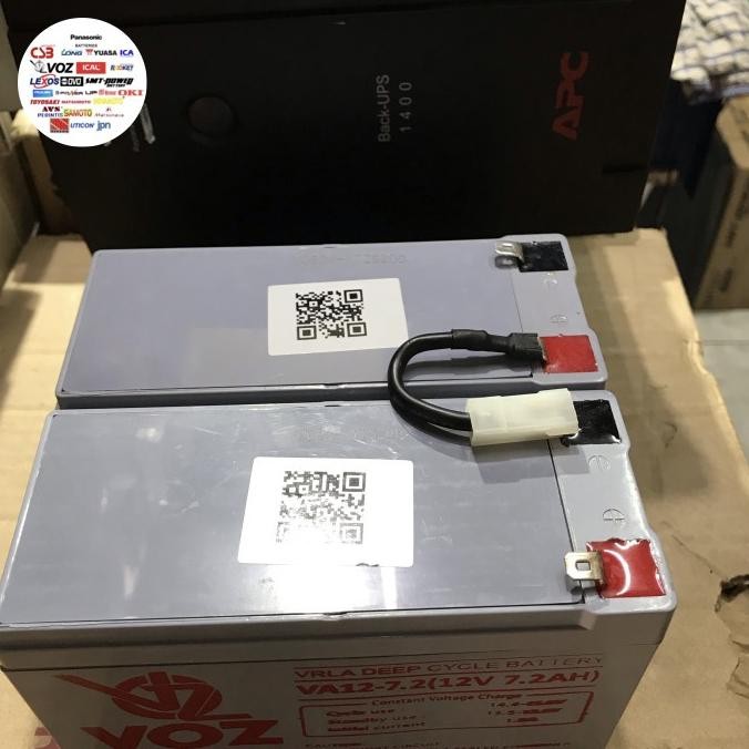 Aki baterai kering Ups Apc BX1400UMS BX1400U-MS Battery Compatible RBC