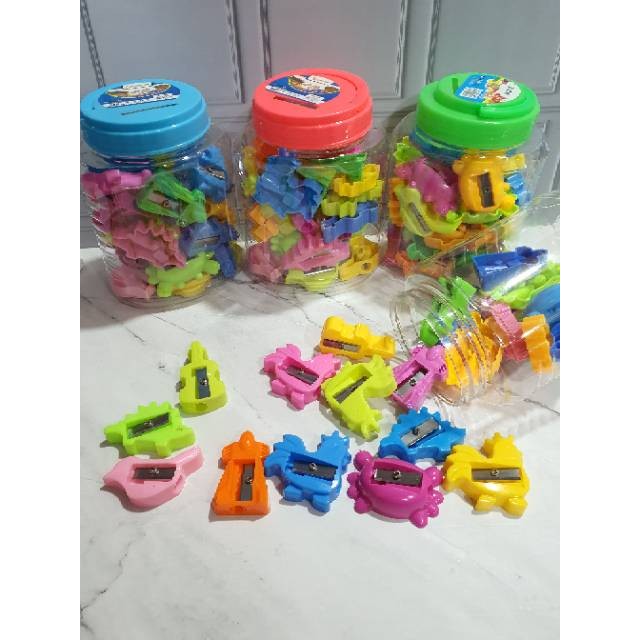 

Serutan toples (1 toples isi 24pc)/rautan toples/penyerut/sharpener