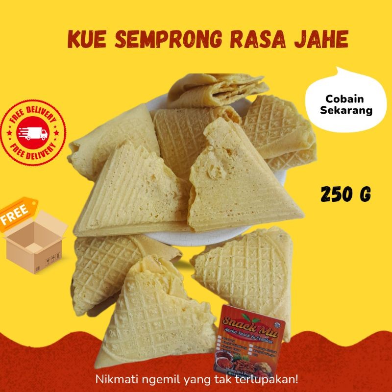 

Kue semprong rasa jahe renyah 250 gram