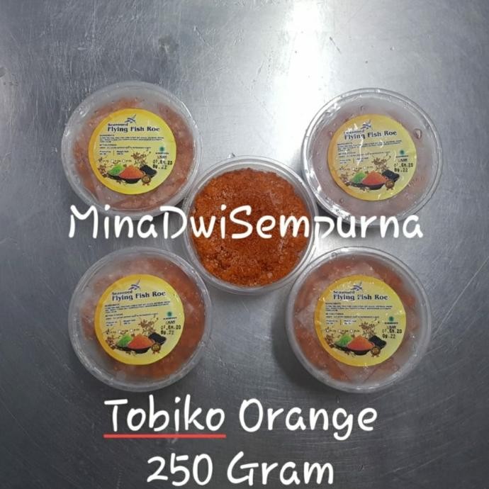 

TOBIKO ORANGE 250 GR / TELUR IKAN / FLYING FISH ORIGINAL DAN TERPERCAYA