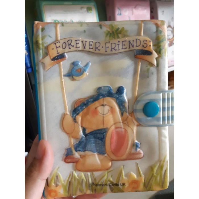 Amberela - Jual Orji Binder Kertas File Orgi Organizer Beruang Blue Bear Korea