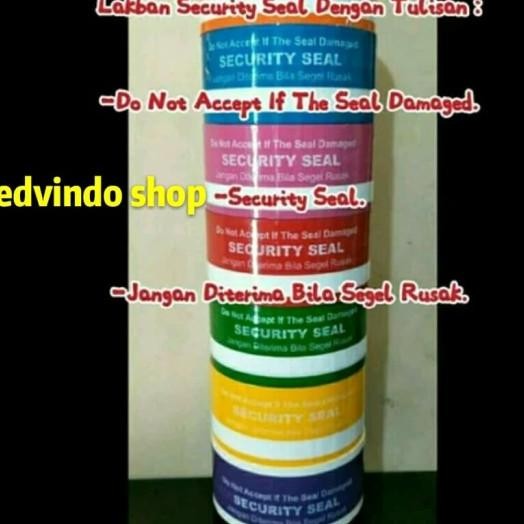 

Lakban Printing / Security Seal 4T "Jangan Diterima Bila Segel Rusak