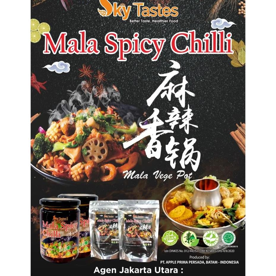 

[200Gr] Mala Spicy Chilli SkyTaste Vegetarian Friendly / Bumbu masak / bumbu pedas / bumbu pedas kebas / bumbu vegetarian / perasa masakan / penyedap rasa / bumbu dapur