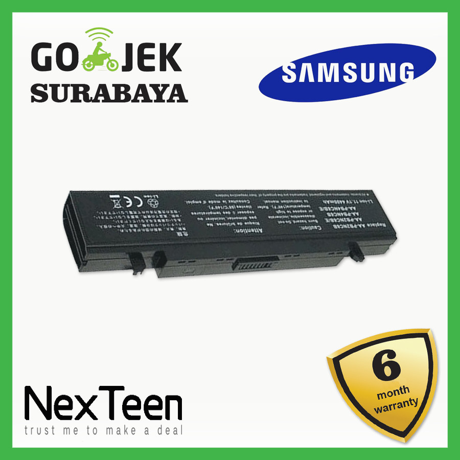 Original Baterai Samsung NP-P60 P560 R40 R700 X60 Standard Capacity (OEM)-Black