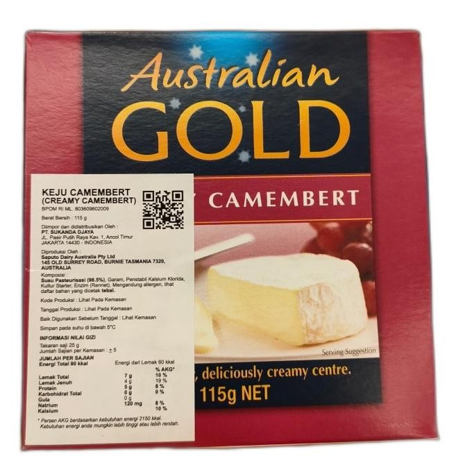

keju camembert cheese 115gr