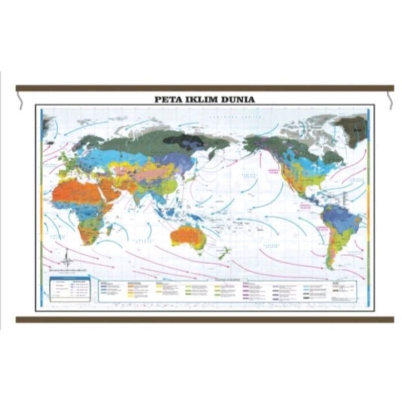 

Peta Bingkai Iklim Dunia Ukuran Besar