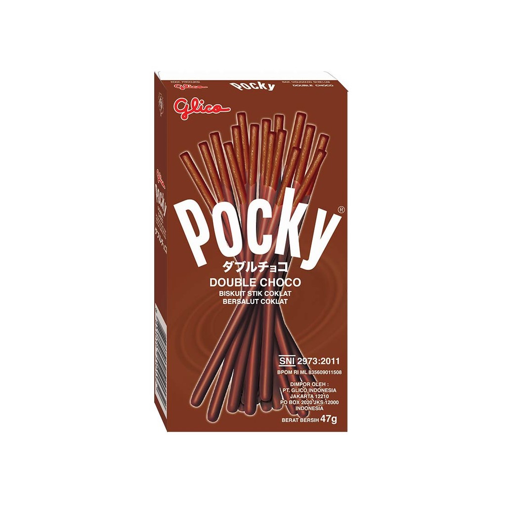 

GLICO POCKY DOUBLE CHOCOLATE 47G - 013150