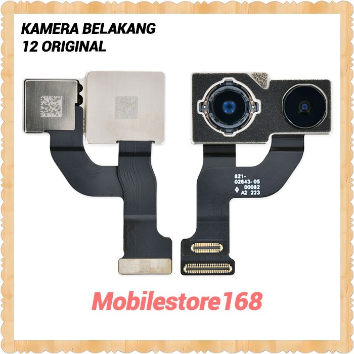 KAMERA BELAKANG IPHONE 12 ORIGINAL COPOTAN