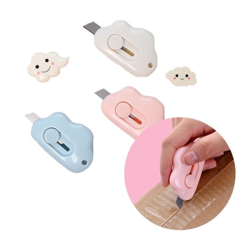 

Mini Cutter Aesthetic pisau cutter pisau pembuka packing pisau pemotong lucu pisau pemotong kertas