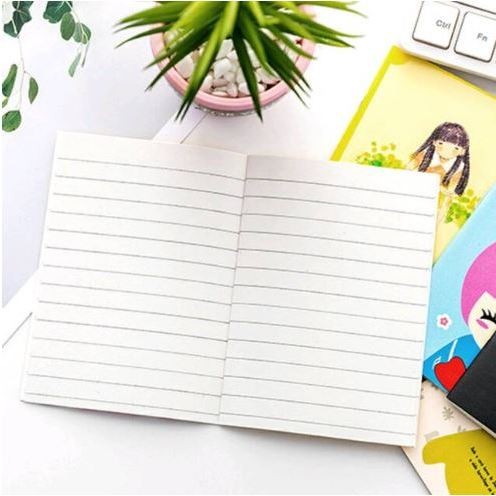 

* NCC * Buku Kecil Notes Diary Memo Pad Catatan Mini Book Gambar Kartun Karakter Travel - Ukuran A7