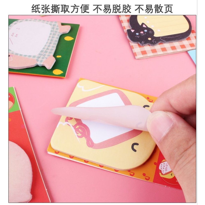 

GOPO - Sticky Notes Motif Hewan Tempelan Kecil Kertas Catatan Memo Note Karakter
