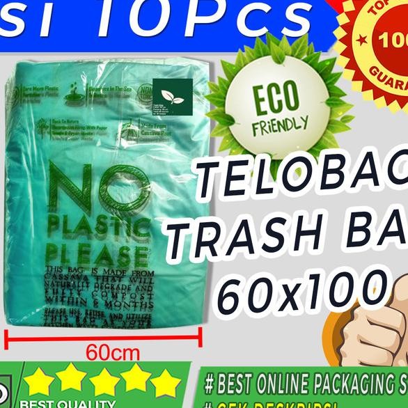 Telobag Trash Bag Kantong Sampah 60X100 Cm Isi 10Lbr