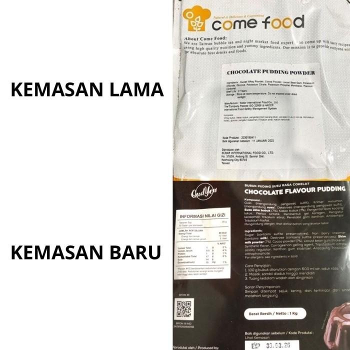 

Comefood coklat Silky Puding 1 kg / Come Food chocolate Pudding Powder