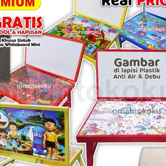 

Papan Tulis Meja Belajar Lipat Anak Kayu Lengkap Whiteboard