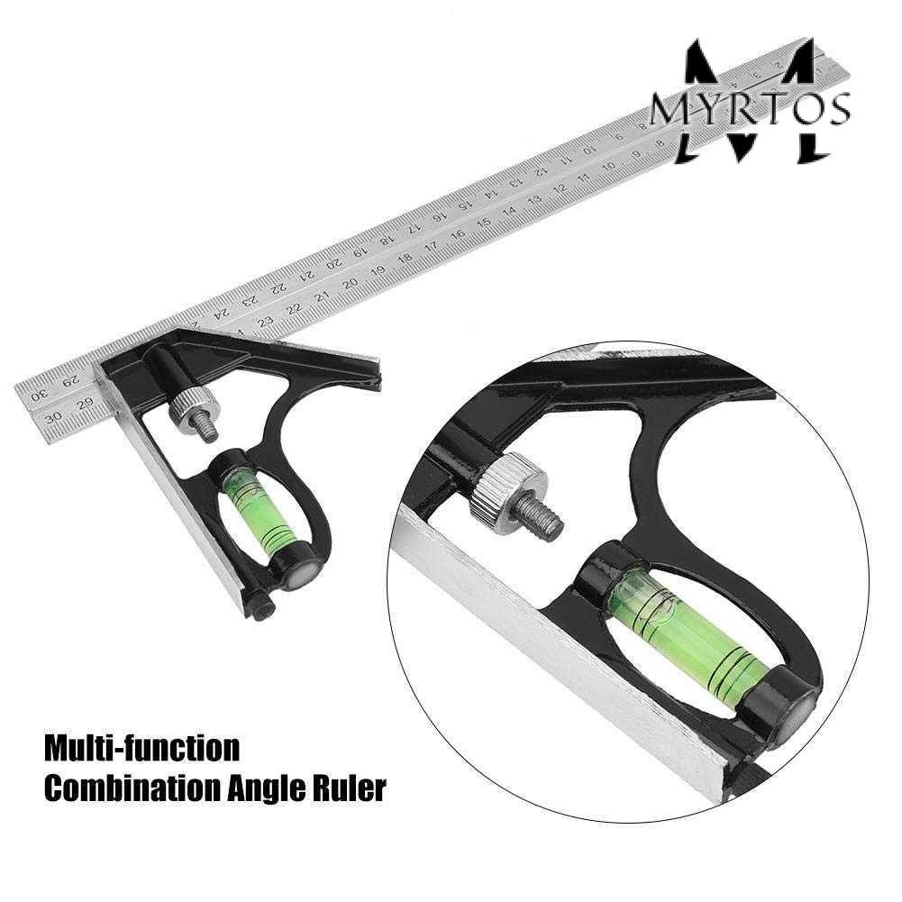 

[MT] Mistar Penggaris Siku Adjustable Angle Ruler Waterpass 305mm - ZEAST Taffware