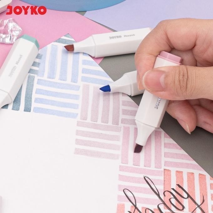 

Be09 Penanda Berwarna Highlighter Joyko HL-87A & 87B 6 Warna Morandi Terlaris