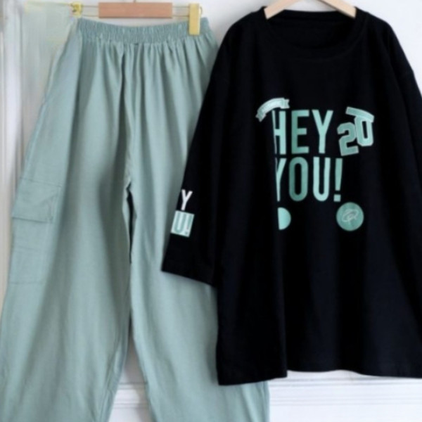 Stlan Wanita Dewasa Korea 1 Set Remaja Setelan Kerja Kuliah Setelan Kiyowo Satu Stel Celana Outfit K