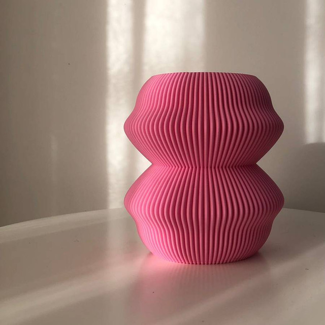 3D Print Aesthetic Lu Cop Design Flower and Plant Vase / Vas Bunga dan Tanaman estetis - Miconos