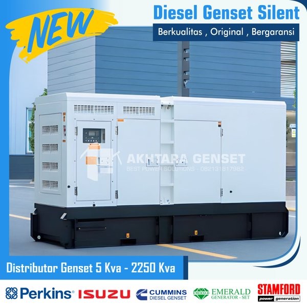 Genset ISUZU 100 KVA Silent + Bisa Custom PANEL ATS AMF