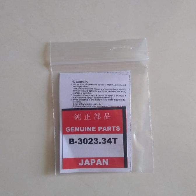 Baterai Seiko B-3023.34T Kinetic Capacitor Watch Ts920E 100% Original