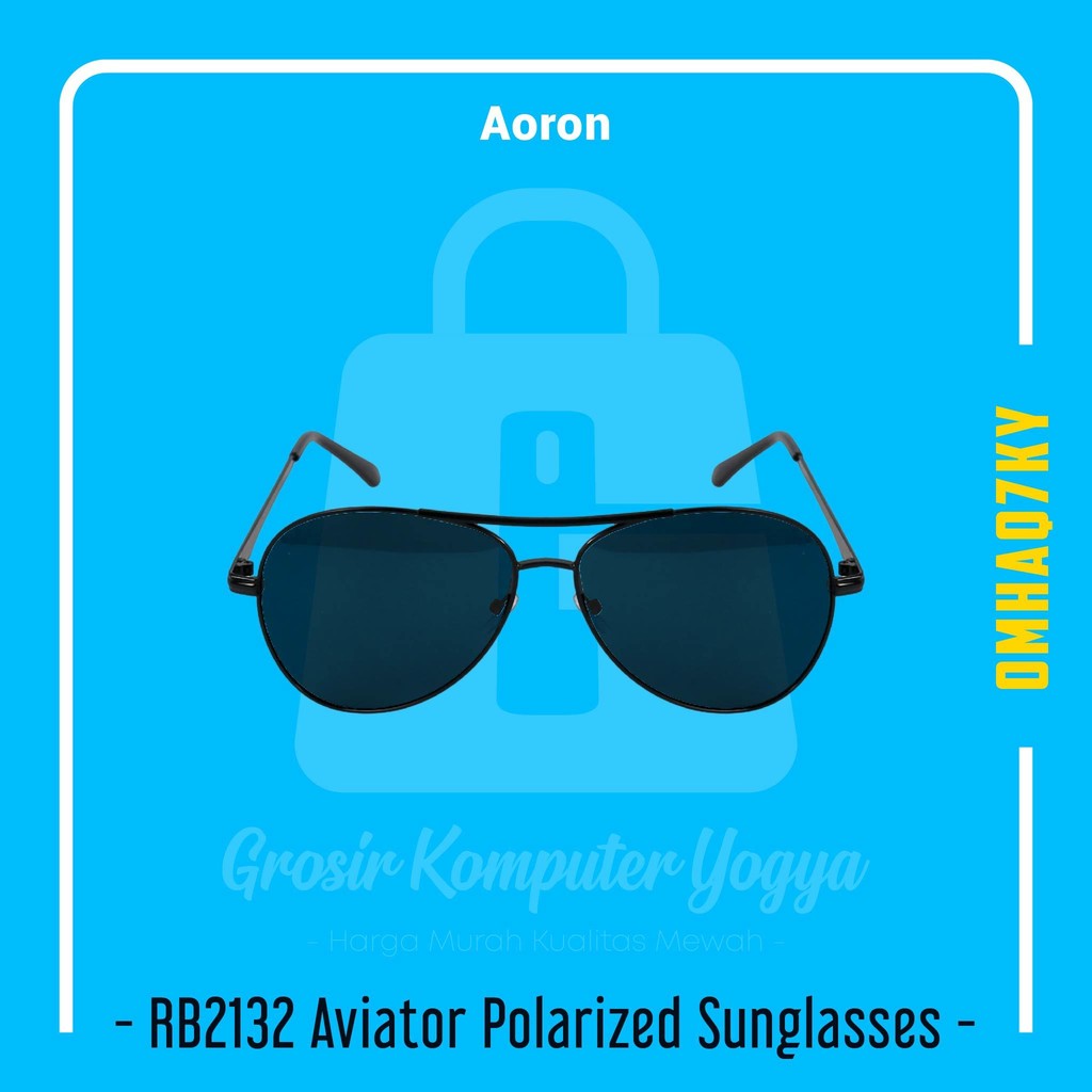 Aoron RB2132 Aviator Polarized Lens Sunglasses Kacamata