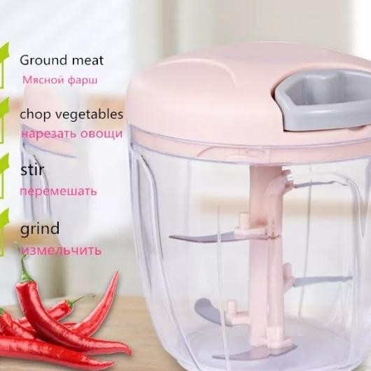 Chopper Tarik Blender Manual / Chopper Besar Mata Pisau 5 900Ml