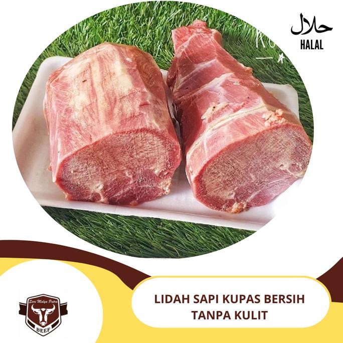

Daging lidah sapi - lidah sapi bersih - tongue lidah sapi 500gr GBM