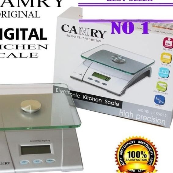 Camry Timbangan Dapur Digital Kue Kitchen Scale 5Kg Ek5055 / Ek-5055