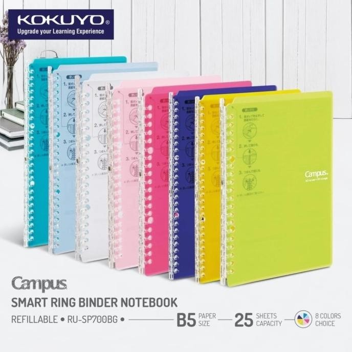 

HARGA DISC - NEW COLOR!! SMART RING BINDER B5 L-SP700