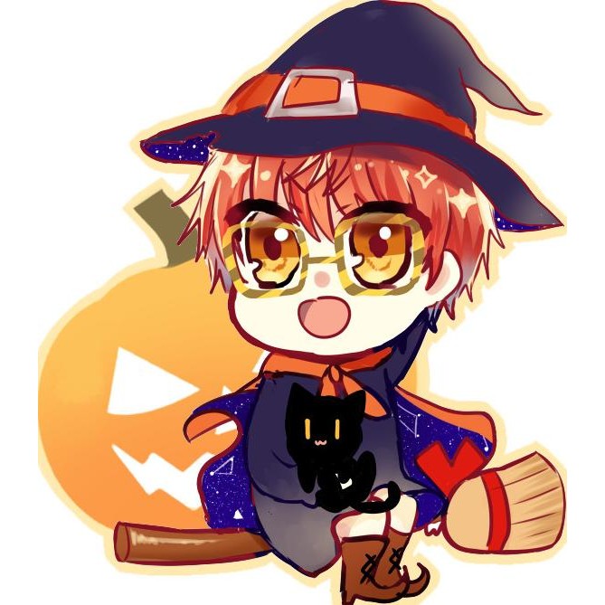 DFR Mystic Messenger Halloween Edition Keychain TERLARIS