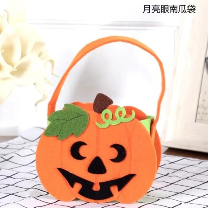 

DFR Tas Permen Labu Trick Or Treat Pumpkin Goodie Bag Lucu Halloween TERLARIS