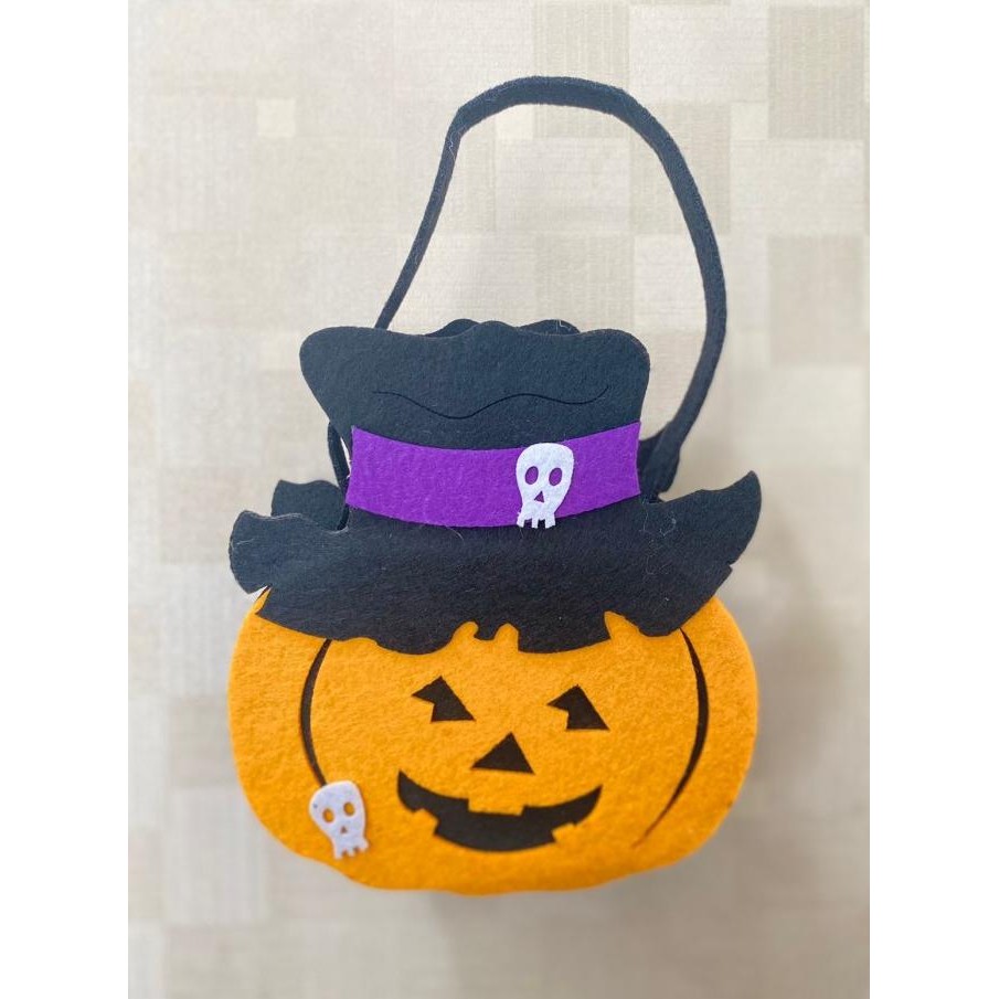 

DFR Tas Labu Trick Or Treat Pumpkin Goodie Bag Lantern Halloween TERLARIS