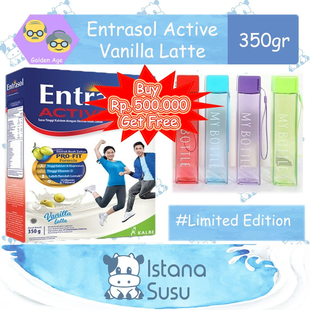 

ENTRASOL ACTIVE VANILLA LATTE / CHOCOLATE 350 GR