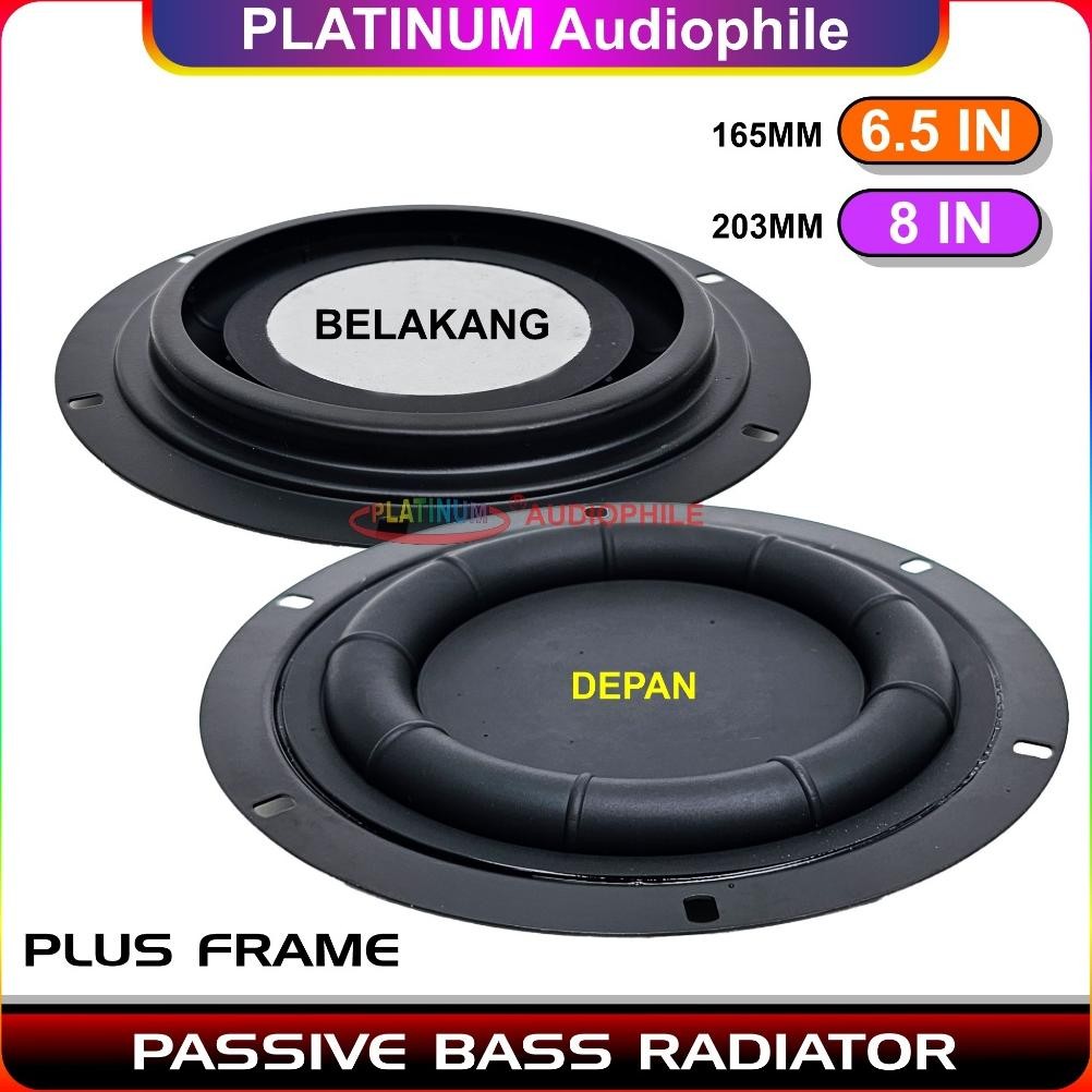 Diskon Passive Bass Radiator 5.5 6.5 7 8 Inch Membran Subwoofer 140Mm 165Mm 180Mm 200Mm Br-M6 Br-M8 