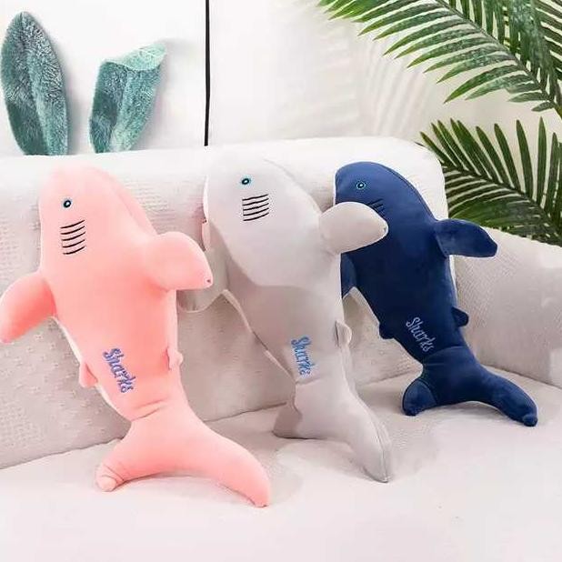 Boneka Ikan Hiu Baby Shark Jumbo Besar Pinkfong Mainan Boneka Hiu Ikea Paus Martil Murah Besar SNI