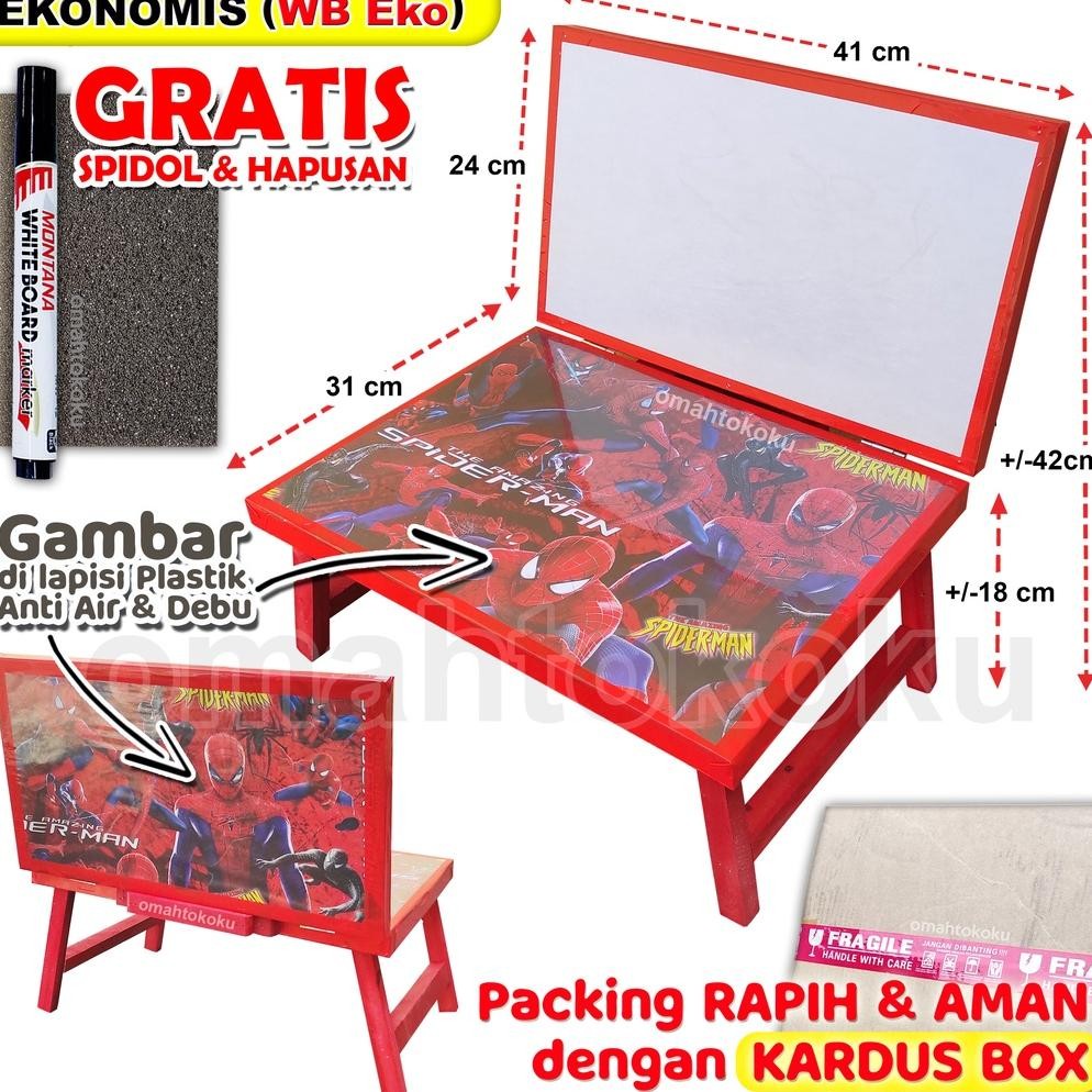 

Original Meja Belajar Plus Papan Tulis Lipat Karakter Anak Minimalis Gratis Spidol Dan Penghapus 30X40X24 Lengkap 1 Set Banyak Pilihan Model Dan Motif Dengan Whiteboard Atau Tanpa White Board High Quality