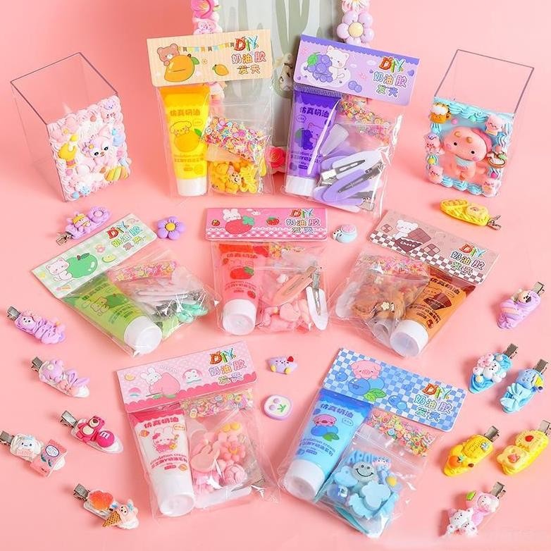 

Sale Diy Deco Cream Set/ Guka Kartun/Deco Cream Kit Krim /Diy Guka Set Stiker /Kartu Kotak Cream High Quality