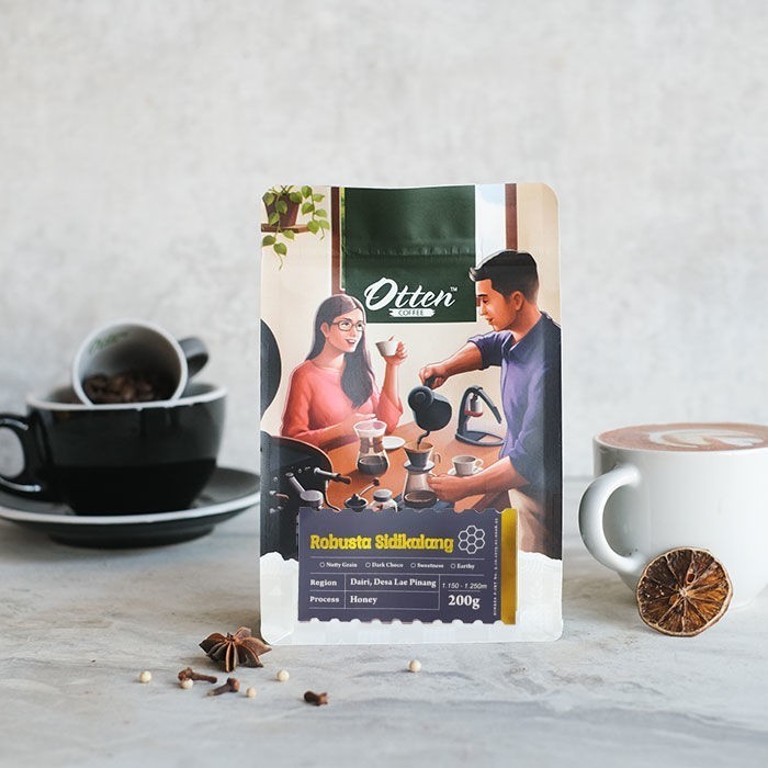 

Kopi Robusta Sidikalang 200G - Biji / Bubuk Kopi Coffee