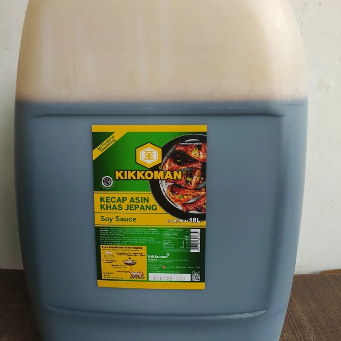 

Kikkoman Shoyu 18 Ltr/Kecap Asin Jepang