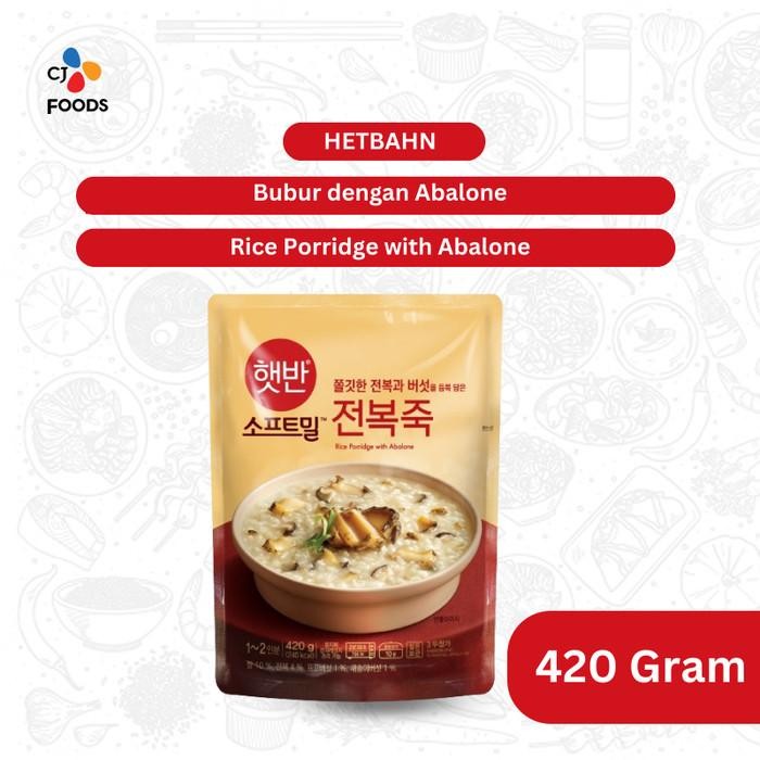 

HETBAHN Bubur dengan Abalone 420 Gram