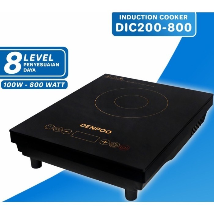 Denpoo kompor induksi Listrik Low Watt DIC 200-800 DIC200800 DIC200