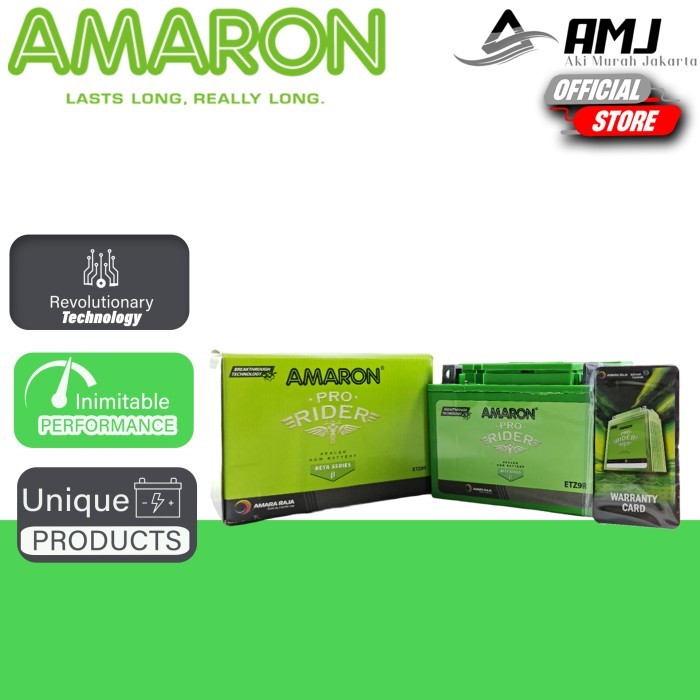 Amaron Aki Kering Motor Honda Cbr 900 R Etz9R / Ytx9Bs 12V / 8Ah