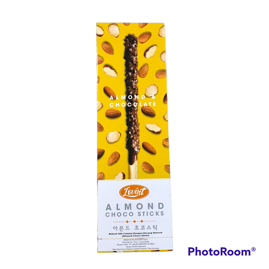 

Lovint Almond Choco Sticks 54G