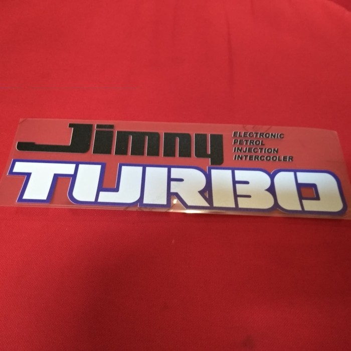 Stiker Decals Belakang Jimny JA71