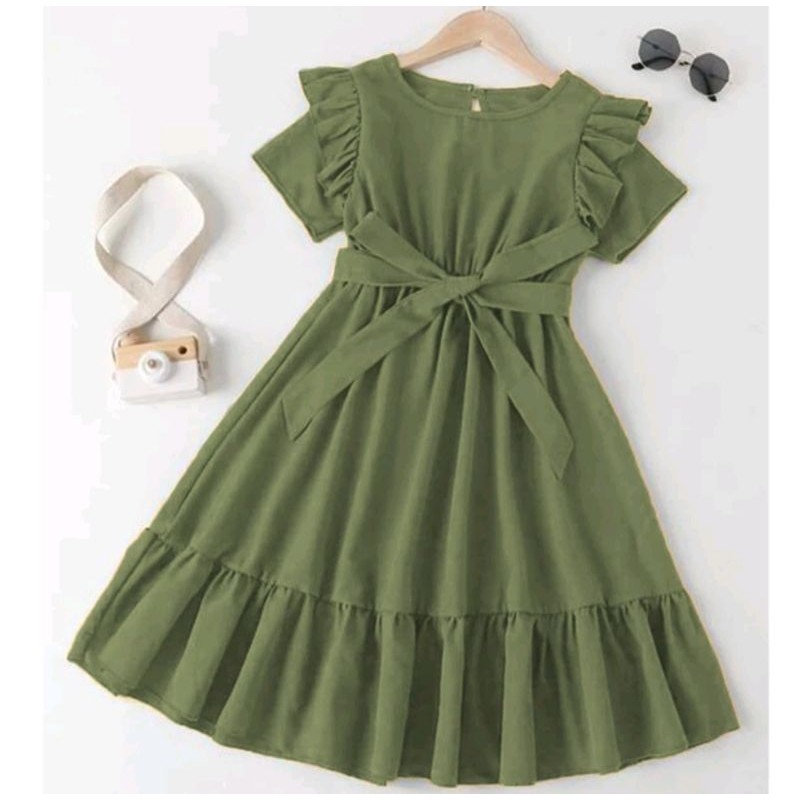 Gaum Anak 2-8 Thn Gahsun Amak Dress Dresd Pesta Kondangan Ghaun Anaj Cewek 1-10 Th Ghaum Bocah Impor