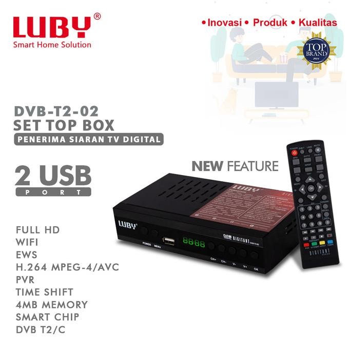 Luby Set Top Box Luby DVB-T2-02