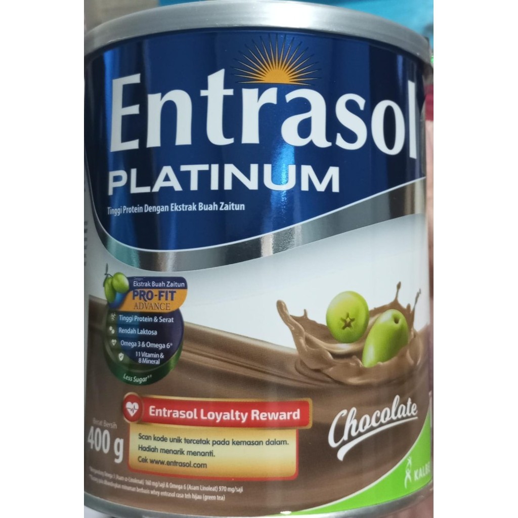 

ENTRASOL PLATINUM SUSU TINGGI KALSIUM UNTUK DEWASA DAN LANSIA 400GR