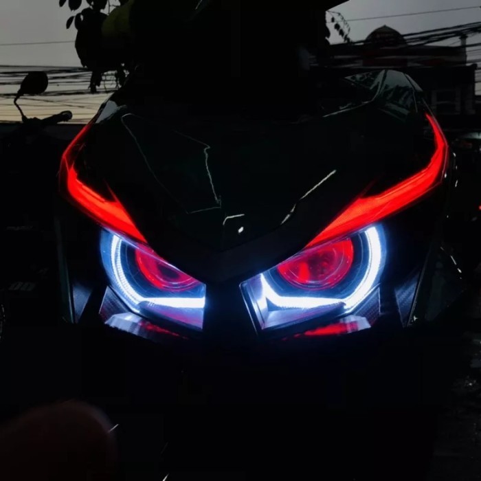 custom biled vario 150 led old
